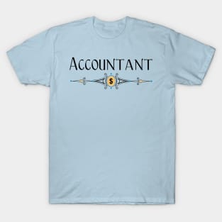 Accountant Decorative Line T-Shirt